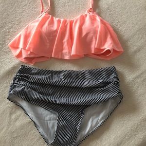 Bikini, high waist bottoms